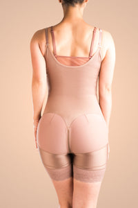 7010 - Mid-Thigh Slimming Bodyshaper With Zipper and Hooks